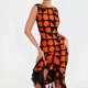 Women's style patterned dress