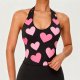 Women's halter neck heart-shaped summer tank top